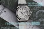 Best Quality Copy Audemars Piguet Royal Oak Offshore White Dial Black Rubber Strap Watch